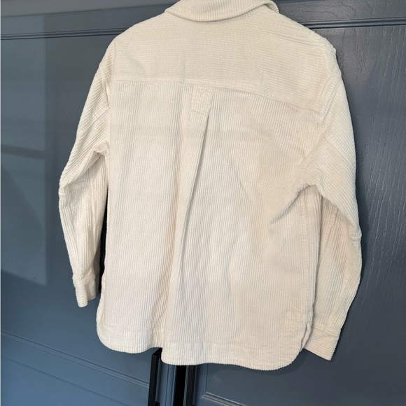 Madewell Cream Corduroy Utility Jacket